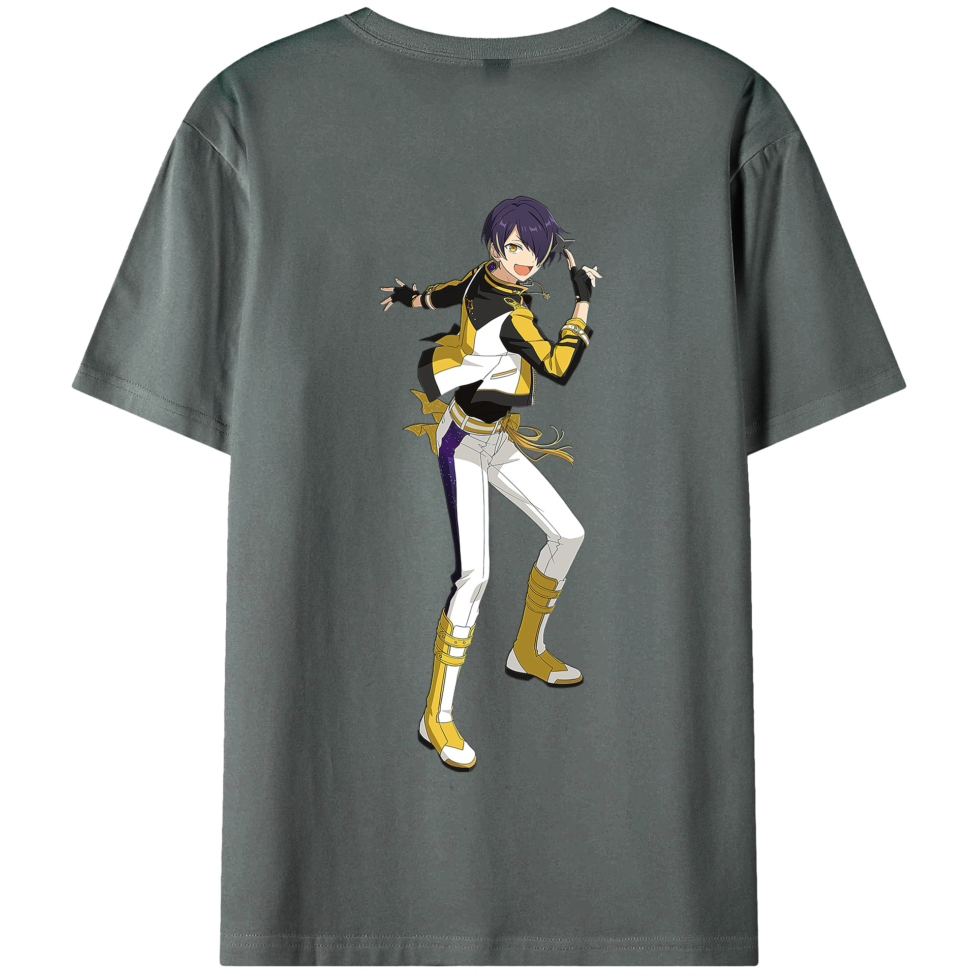 （画像用） あんさんぶるスターズ! Ensemble Stars 綿100％半袖Tシャツ（背面プリント）